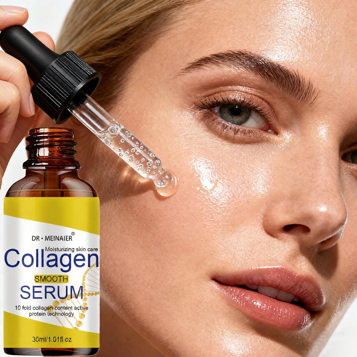 Vitamin C Serum - 10X Collagen Boosting Serum with Protein