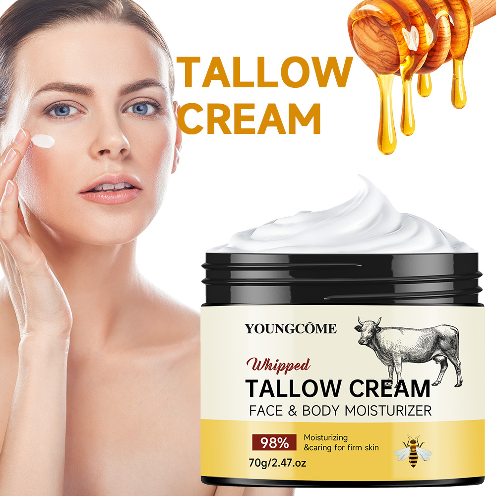 Night Cream - ​Beef Tallow Paste Deeply Moisturizer Honey