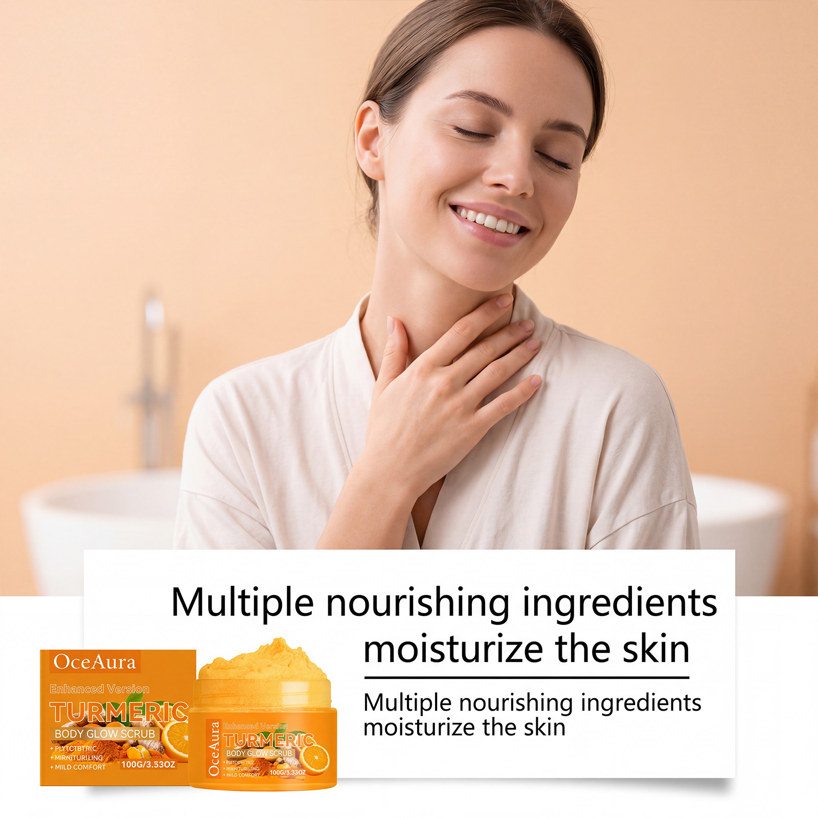 Turmeric Body Scrub Deep Clean - Skincare Glowing ulasan dan harga