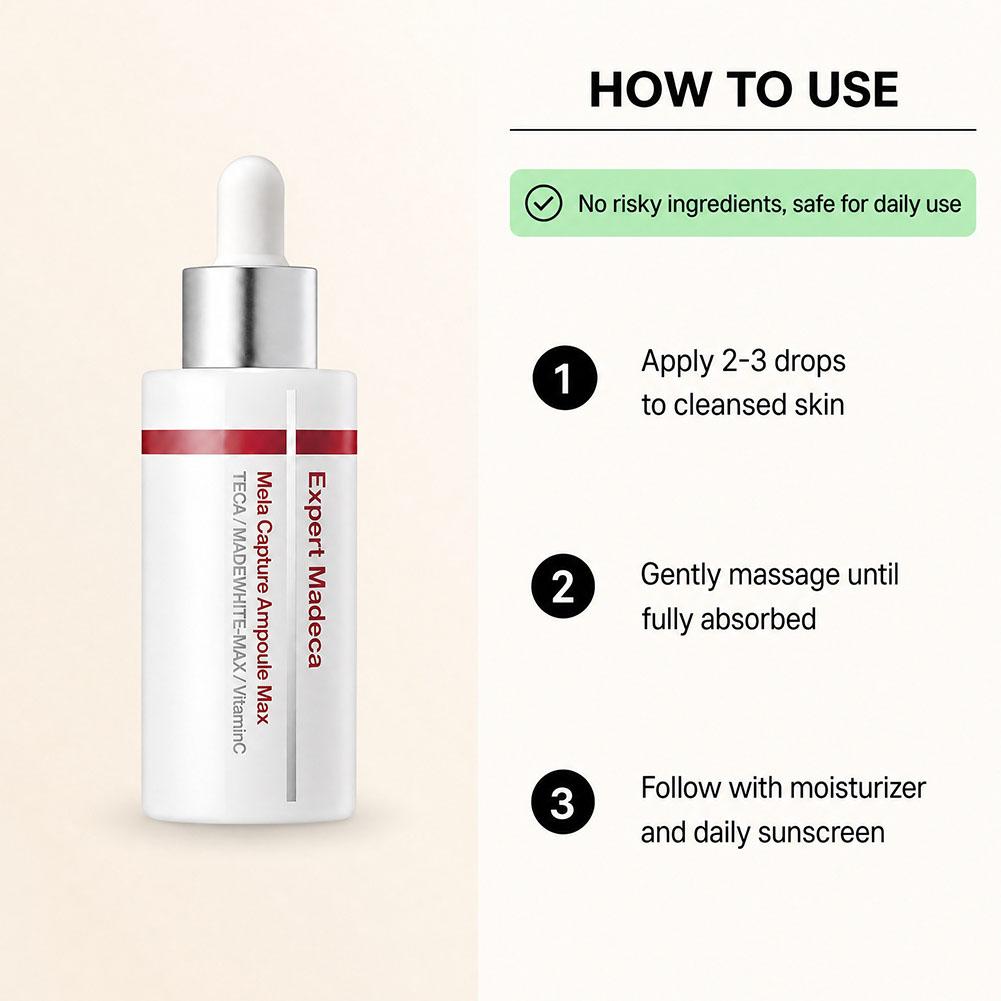 Expert Madeca Mela Capture Amp - Vitamin C Serum ulasan dan harga