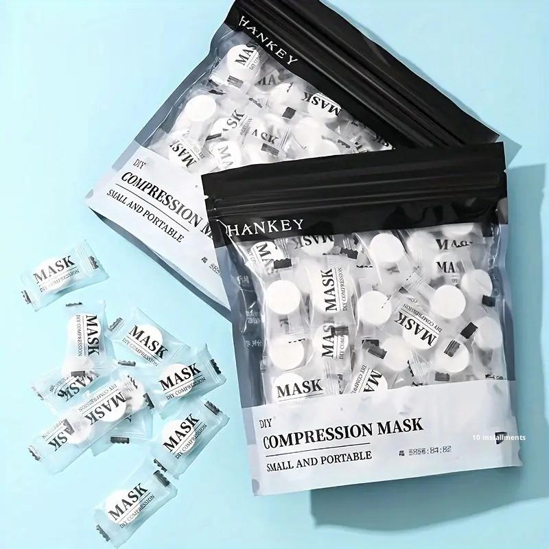 **100PCS Disposable Compressed - Face Mask Skincare ulasan dan harga
