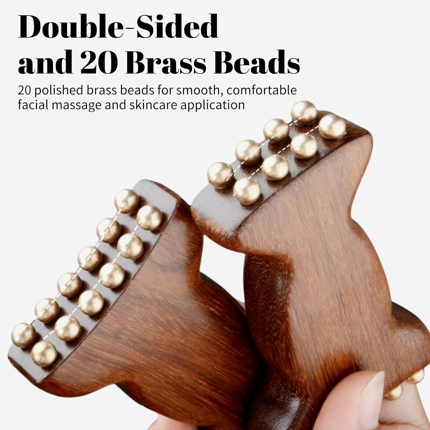 Brass Facial Contour Roller So - Skincare Glowing ulasan dan harga