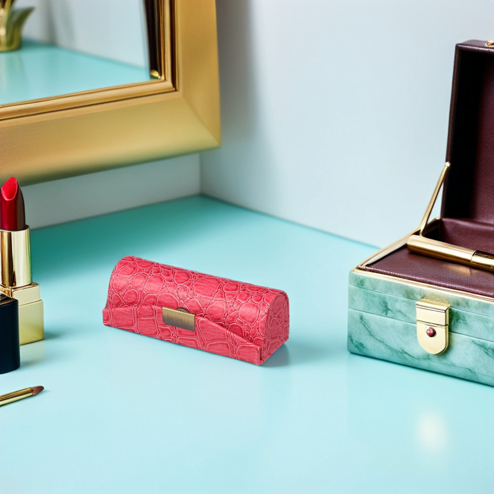PU Lipstick Case Small Lipstic - Lip Balm ulasan dan harga