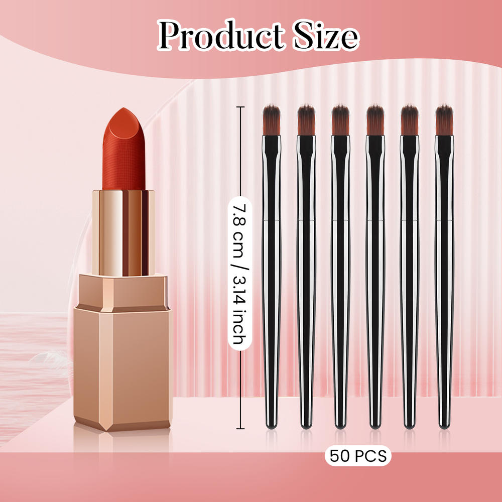 50/100pcs Disposable Lip Brush - Lip Balm ulasan dan harga