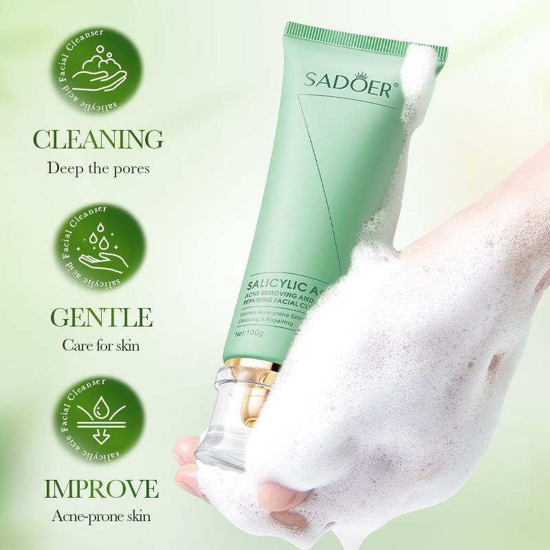 100g Salicylic Acid Facial Cle - Cleanser Face ulasan dan harga