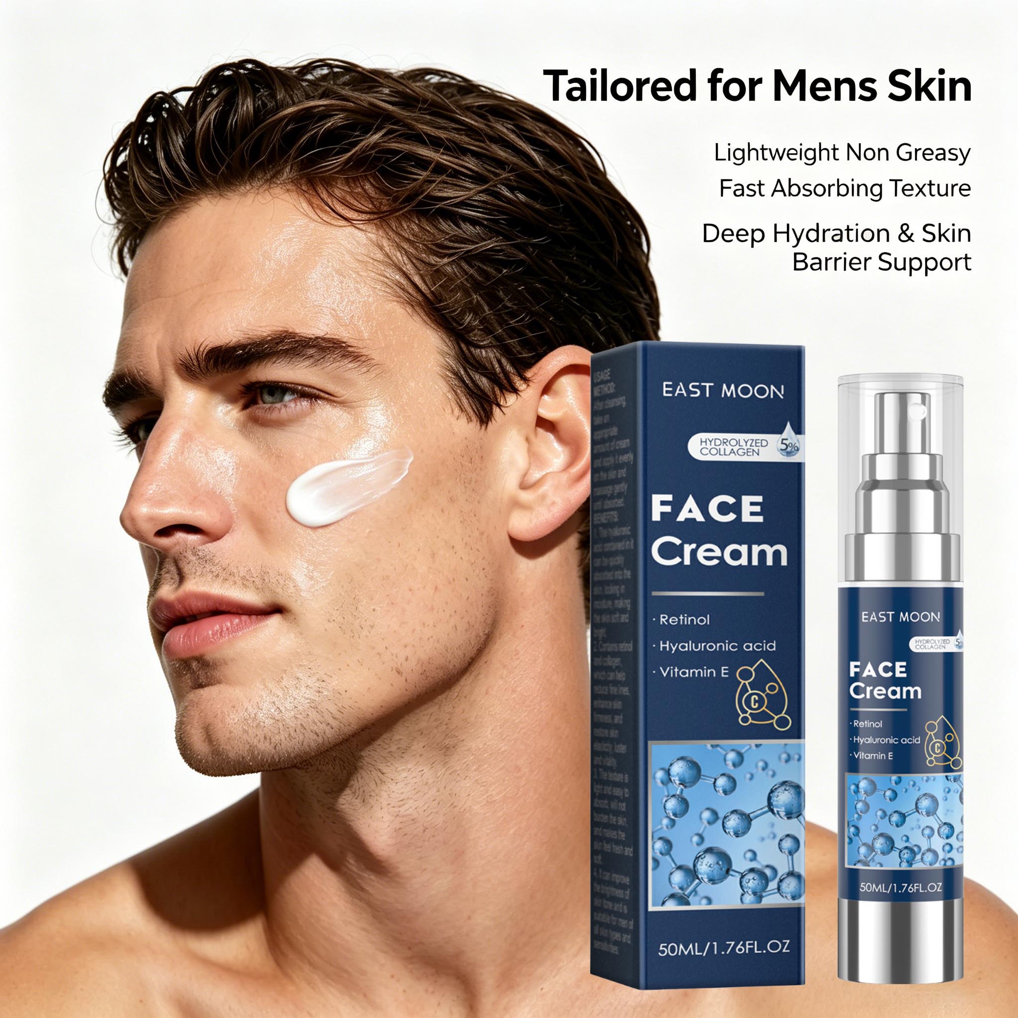 Men's Retinol Face Cream Hyalu - Retinol Cream ulasan dan harga