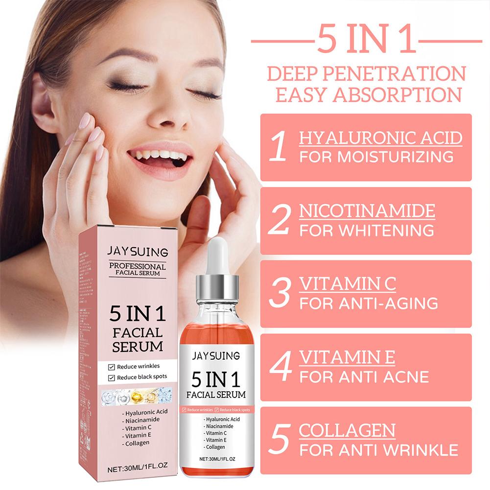 5-in-1 Vitamin C & Hyaluronic  - Vitamin C Serum ulasan dan harga
