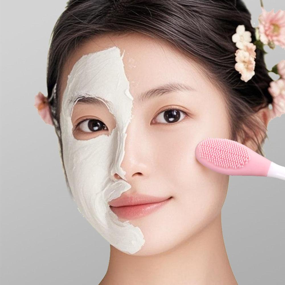 Double Head Silicone Facial Ma - Cleanser Face ulasan dan harga