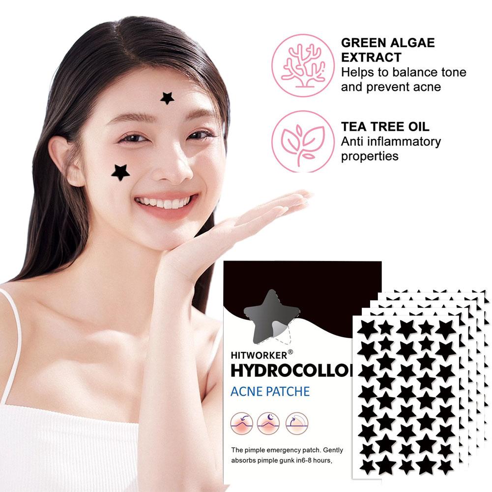 200/400Pcs Black Star Hydrocol - Face Moisturizer ulasan dan harga