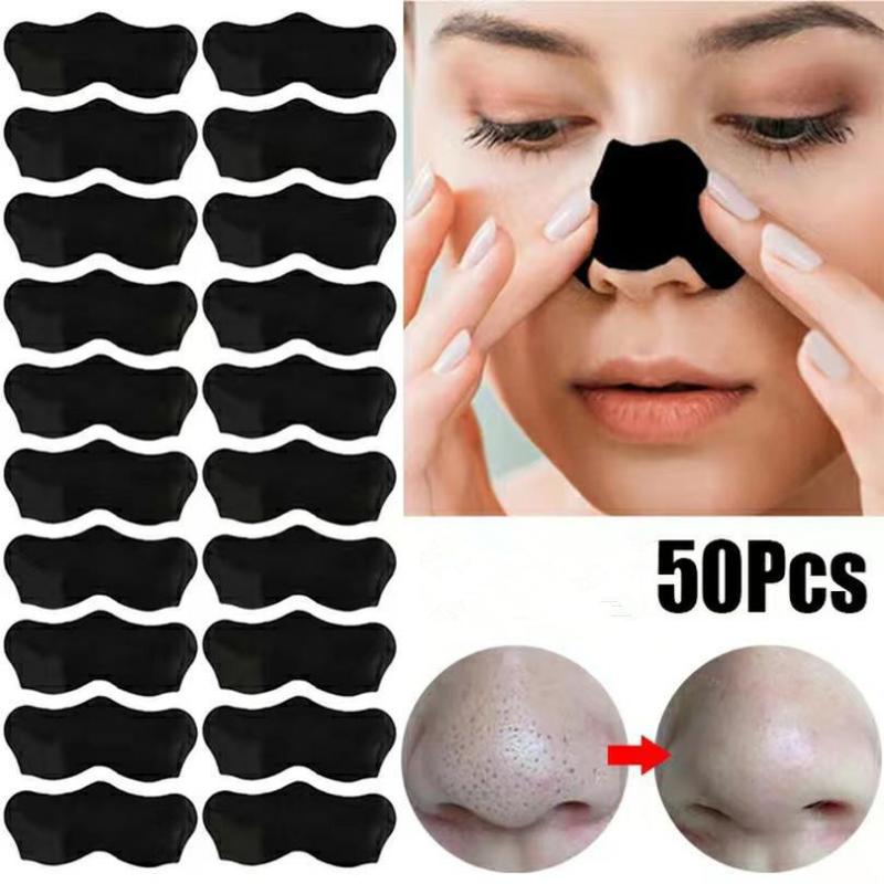 【F】50Pcs Nose Blackhead Remove - Face Mask Skincare ulasan dan harga
