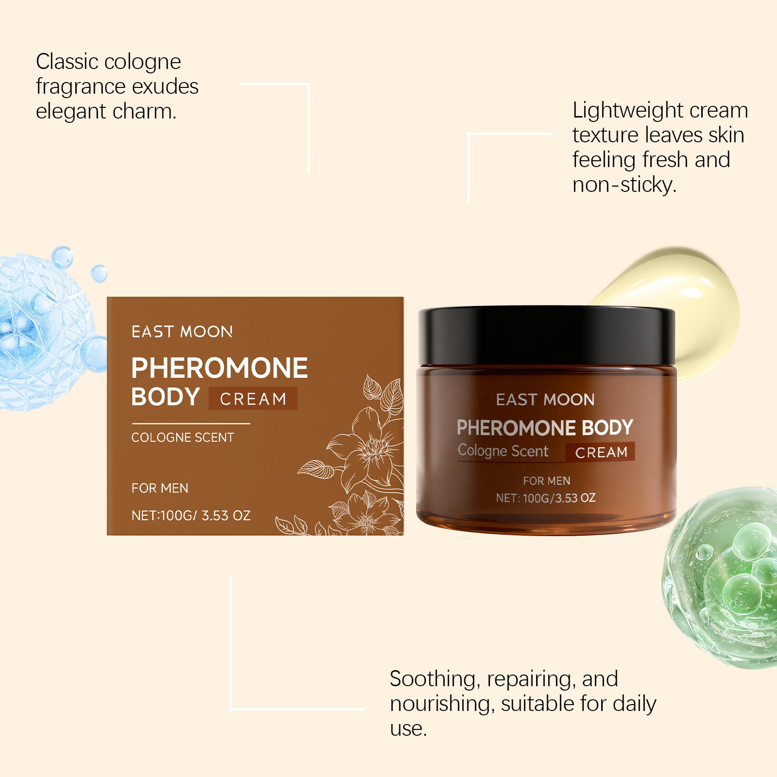 East Moon Men Fragrance Moistu - Body Lotion ulasan dan harga